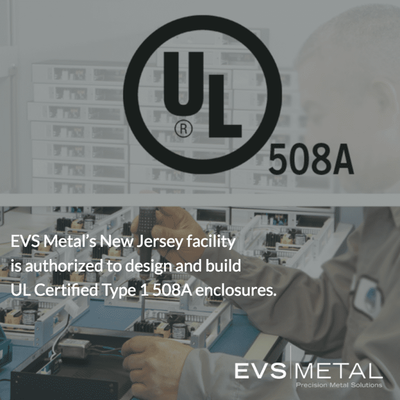 Fabricating Certified Type1 508A Metal Electrical Enclosures