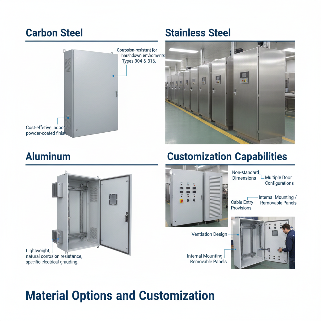 types of materials for enclosures