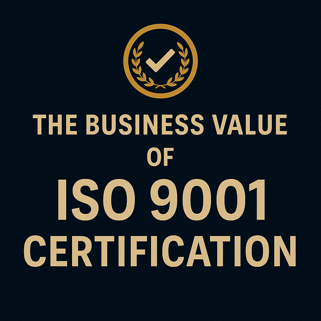 business value iso 9001 certification