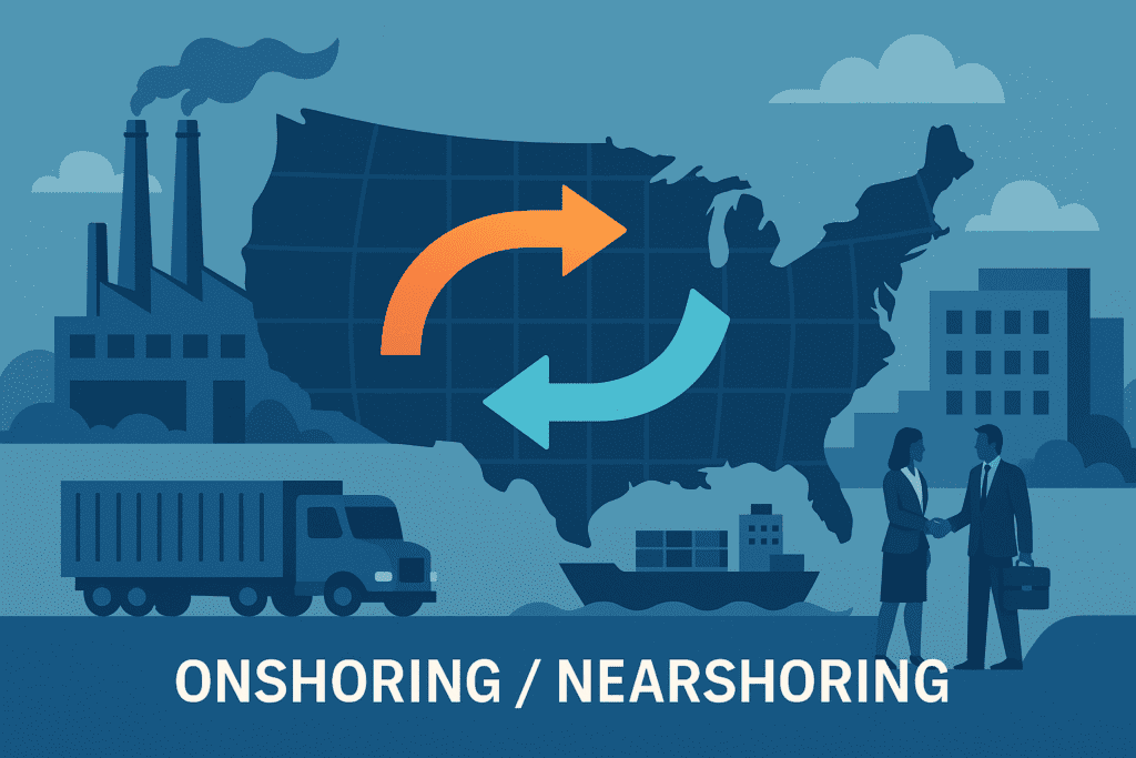 nearshoring and reshoring manufacturing