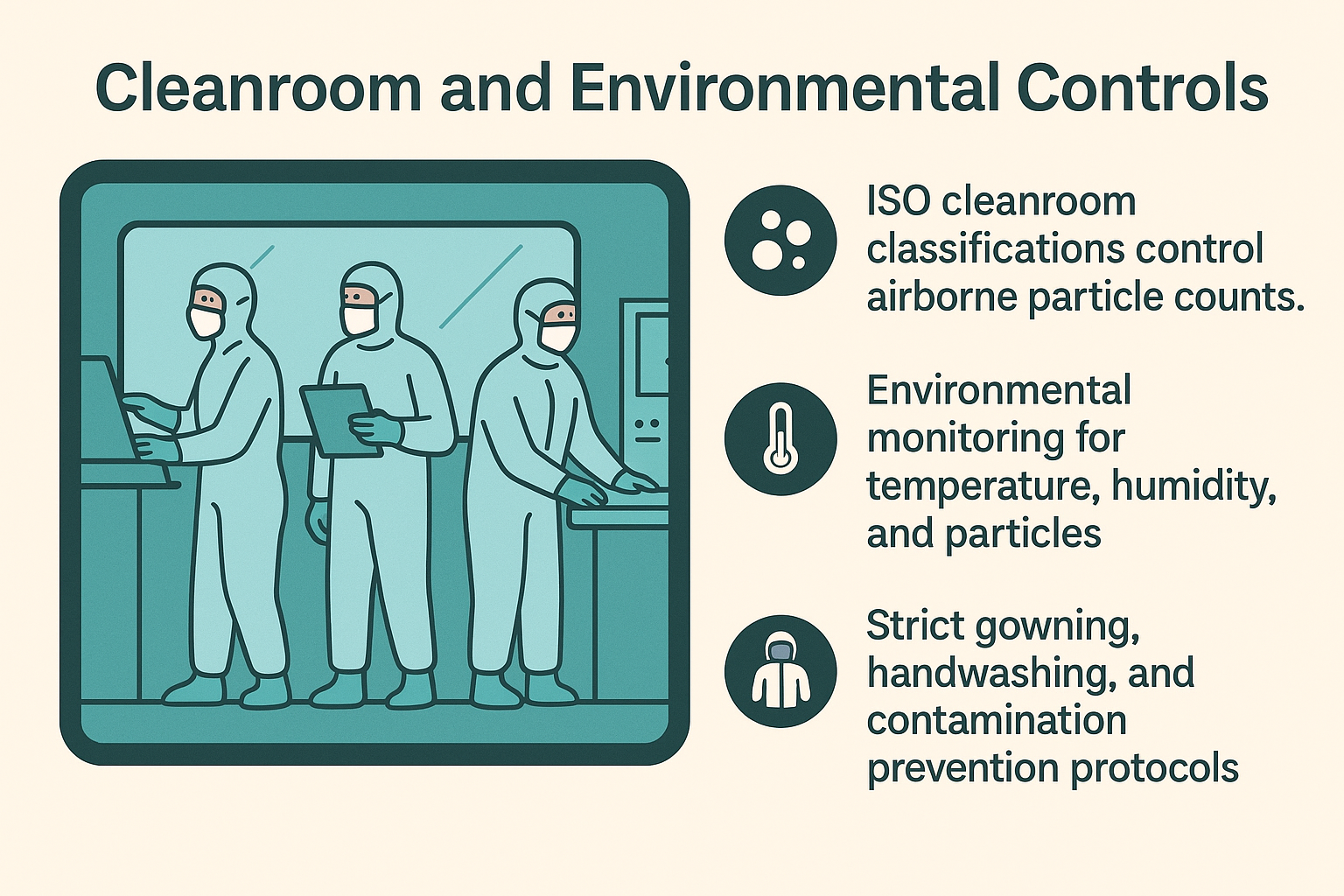 clean room and environmental controls