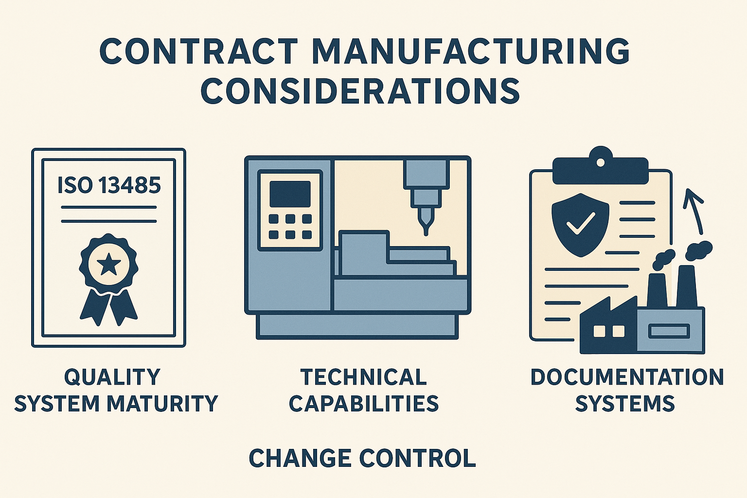 contract manufacturing considerations for FDA Devices