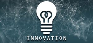 lightbulb illustration with the word innovation
