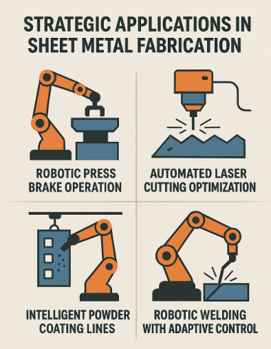 automation applications in precision sheet metal fabrication