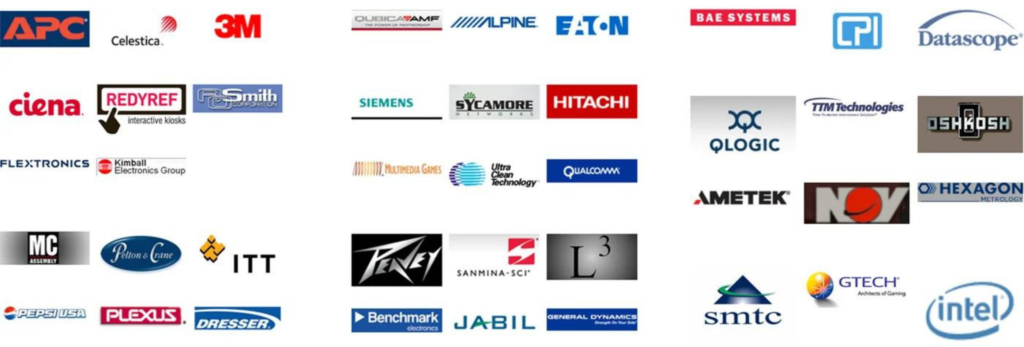metal fabrication customer logo list